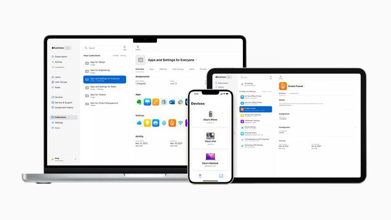 Apple 推出面向企业的 Apple Business Essentials 服务这项全新的服务将设备管理、24x7 Apple 支持和 iCloud 整合到订阅计划中，适用于拥有多至 500 名员工的小型企业，并且还推出了 Apple Business Essentials 的 App，使员工能够安装用于工作的应用程序并请求服务支持