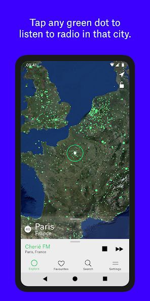 标题：Radio Garden 一个有趣的可以收听全球FM电台的App简介：今日，让我们一同探索Radio Garden，这个非营利性荷兰广播和数字研究项目，为全球用户提供一场无边的电波探险之旅