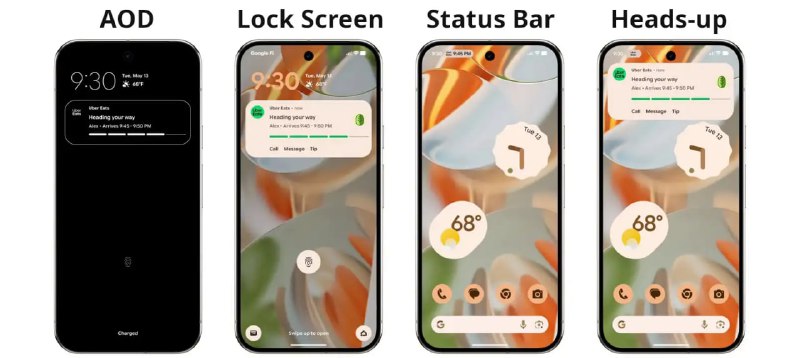  Android 16 推出 Live Updates 实时更新通知功能据报道，Android 16 引入名为“Live Updates”的新通知功能，可视为 Android 版的 iOS 实时活动