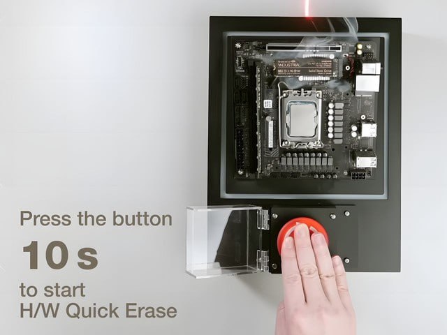 Team 推出带物理自毁按钮的 P250Q-M80 SSD存储品牌 Team 近日推出一款名为 P250Q-M80 的固态硬盘