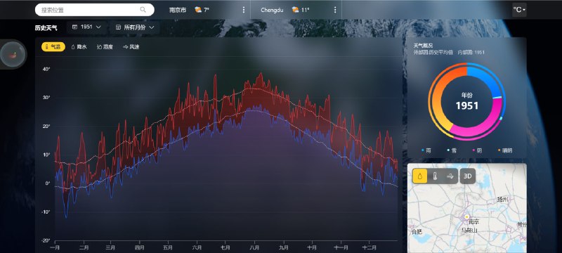MSN 天气已支持查看“过往历史天气”MSN 网页版天气功能目前已经正式加入“历史天气”功能，支持查看过往年份的天气情况