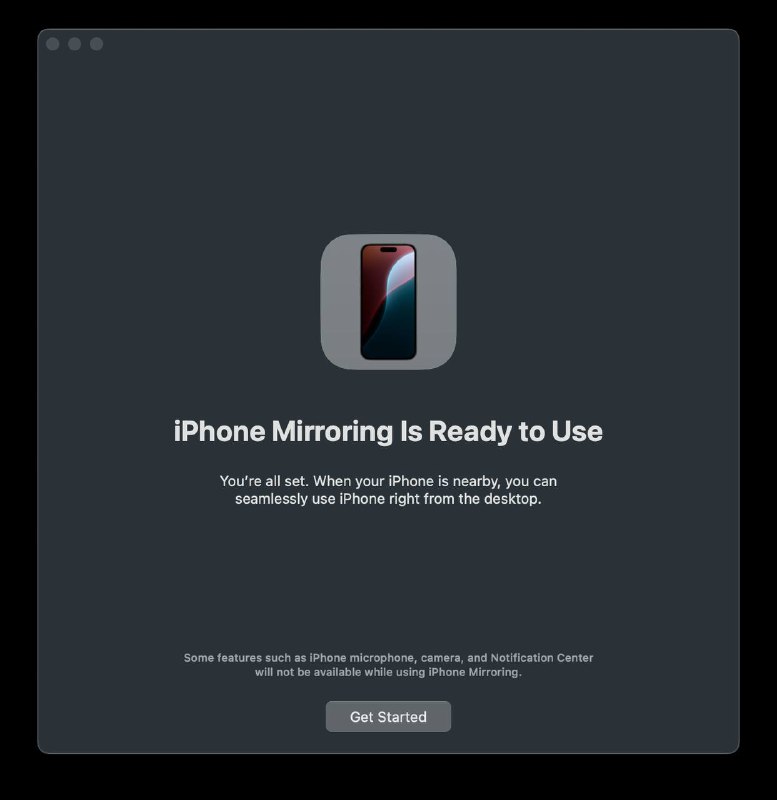 通过调试器启动目前被苹果禁用的iPhoneMirroring目前 macOS Sequoia Beta 上 iPhone Mirroring 功能仍是禁用的状态
